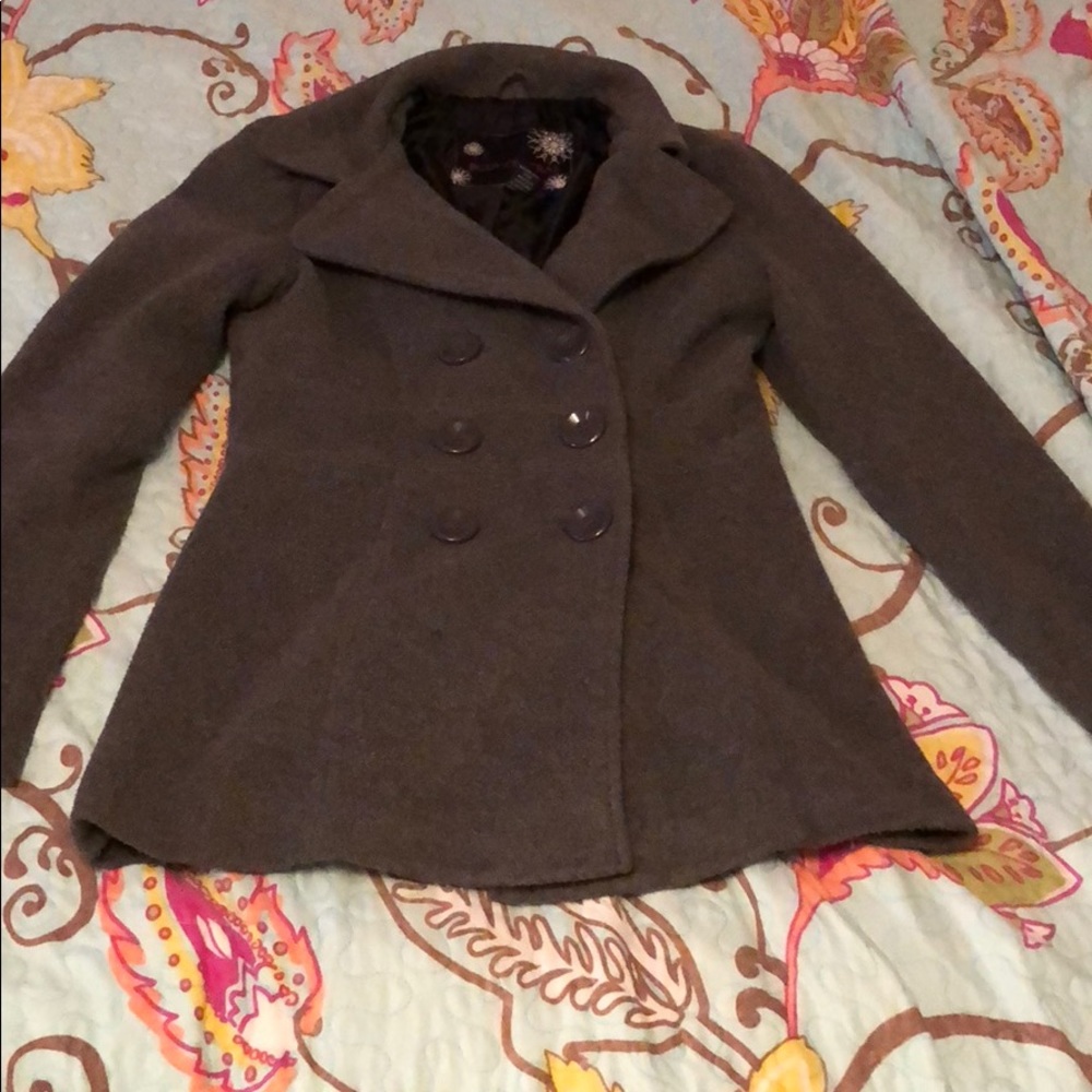 Grey Pea Coat